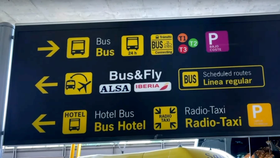 Bus5 Madrid Airport
