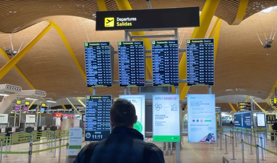 Terminal 4 Panels Madrid Airport